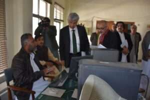 Minister's visit to PTV