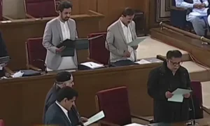 Swearing -in at Balochistan Assembly