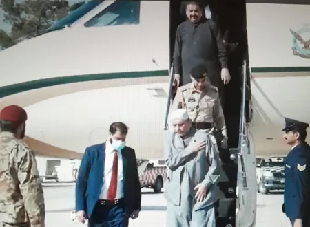 President Zardari Reached Quetta