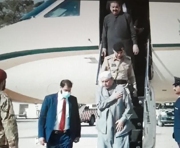 President Zardari Reached Quetta